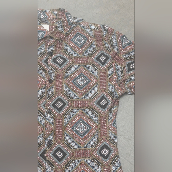 River Island Other - River Island Geometric Patterned Shirt, Small